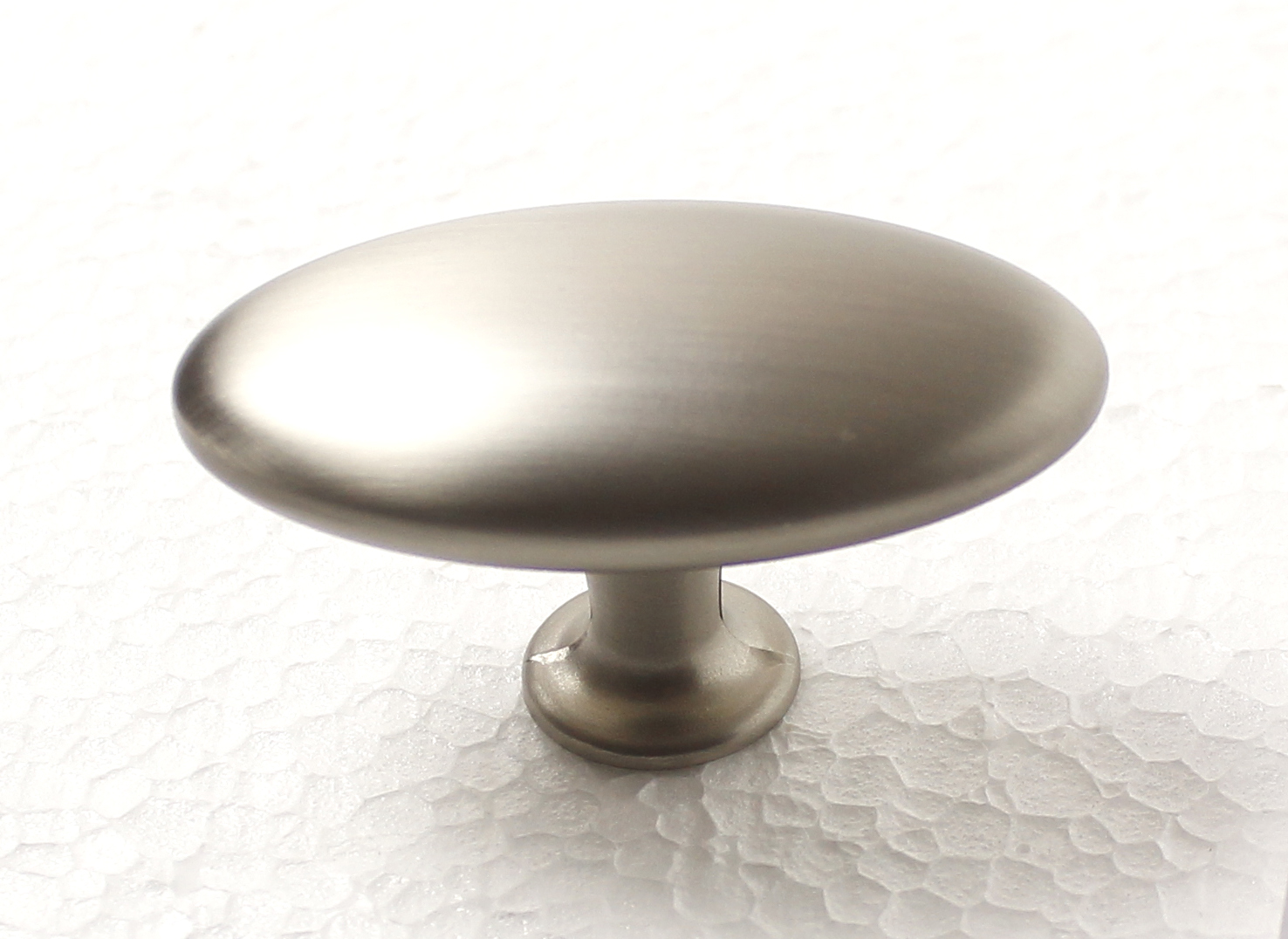 12897 - Kovová knopka 64x36mm / ušlechtilá ocel matná