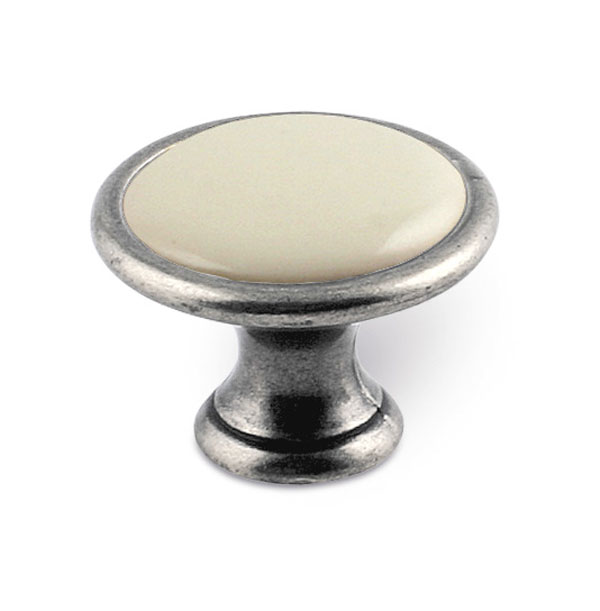12943 - knopka starostříbro porcelán