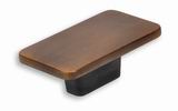 14047 - Kovová knopka 58x33mm / staromosaz
