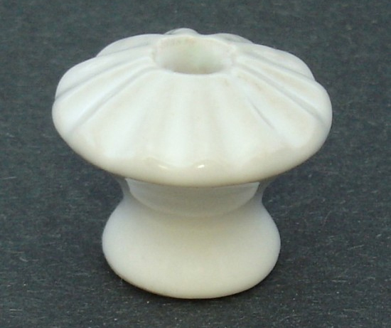 31001 - knopka bílá 30mm porcelán bez šroubu