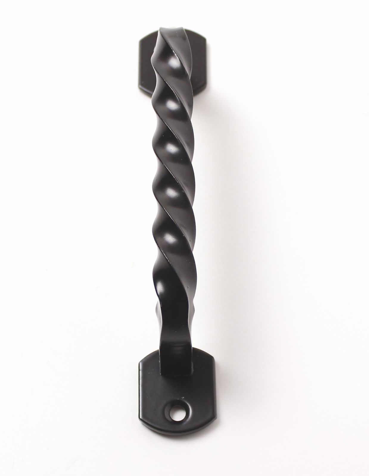 42920 - Kovaná úchytka 136mm / černý lak