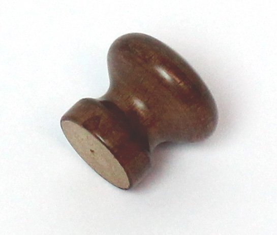 47008 dřevěná úchytka buk hnědá 30x29mm (dřevo)
