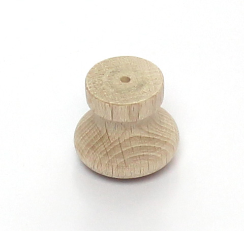 55801 Knopka 29,5mm buk přírodní (dřevo)
