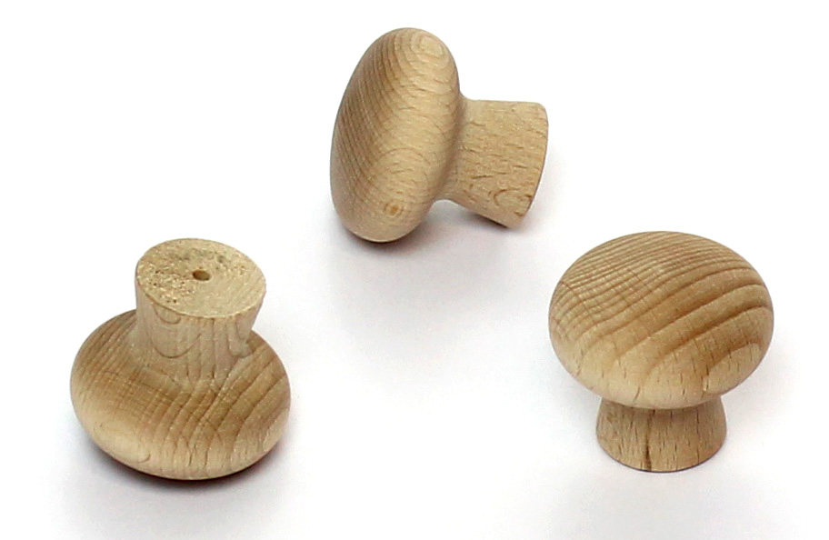 55811 Knopka 34,5mm buk přírodní (dřevo)
