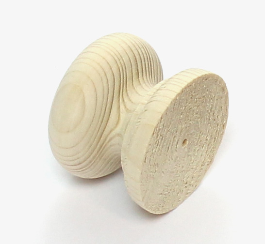 55856 Knopka 45mm smrk přírodní (dřevo)