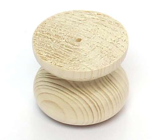 55856 Knopka 45mm smrk přírodní (dřevo)