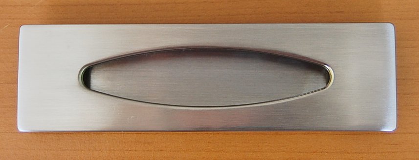 62280 - MILADA 96mm úchytka zadlabací broušený nikl