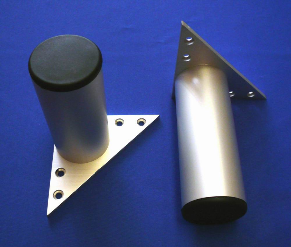 64153 - Nožka průměr 45x100mm AL hliník, A133a pevná (64153)