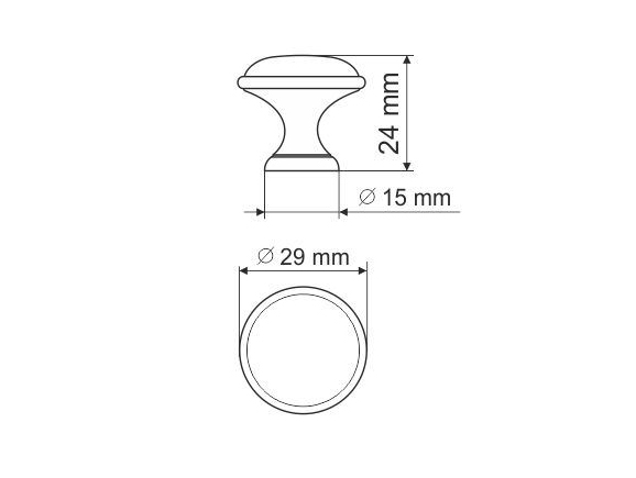 770169 - knopka pr. 29mm - porcelán/ podzim