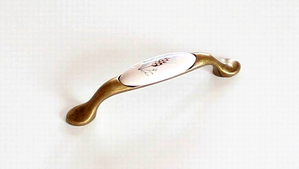 770279 - úchytka 96mm, porcelánová klásek