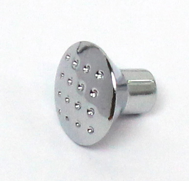 81033 - knopka 28mm tečky/chrom