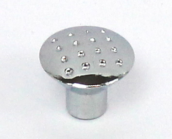 81033 - knopka 28mm tečky/chrom
