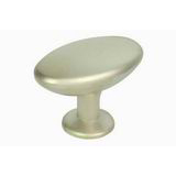 81087 - knopka elypsa 34x22mm, satén nikl / K35
