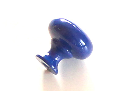 Knopka kovová modrá pr.30mm