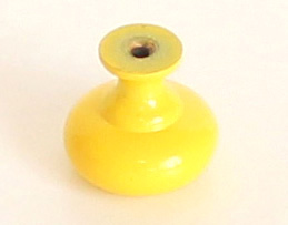 Knopka kovová žlutá pr.30mm