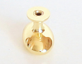knopka kovová ovál 34x16mm, zlatá