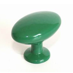 knopka kovová ovál 34x22mm, zelená