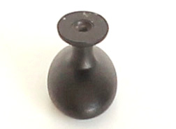 91316 - Knopka kovová ovál 34x22mm, černá