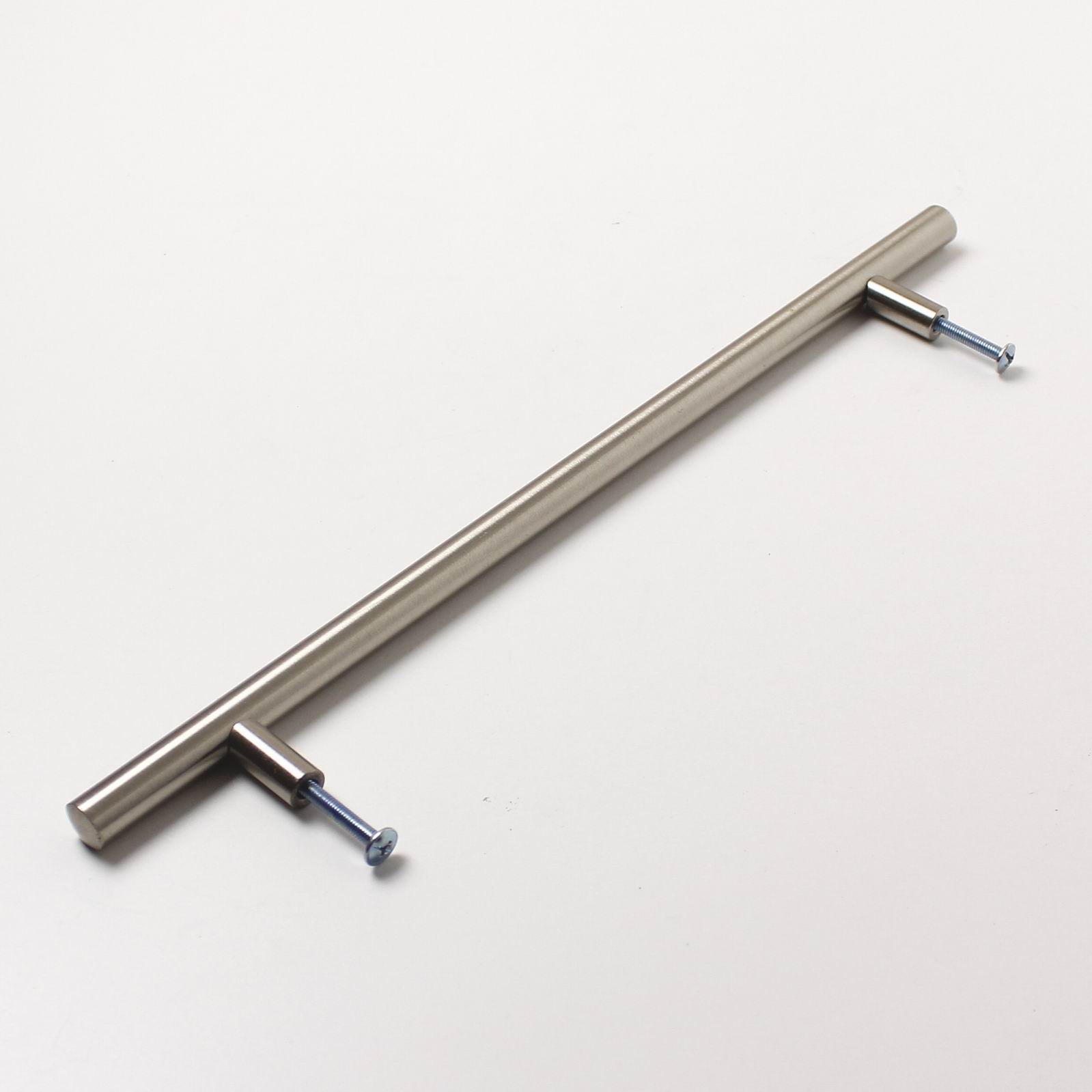 91407 - úchytka 224mm broušený nikl, typ HRAZDA