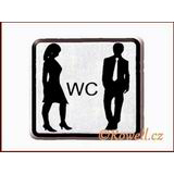 99215 - NO cedulka stříbr.  =WC M+Ž=