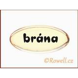 99388 - SD Štítek zlatý =brána=