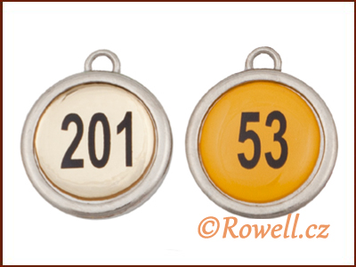99414 - P2C Přívěšek s 2x číslem 23 mm