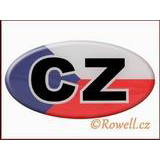 99469 - LCZ1 Elipsa CZ barevná 80x45mm
