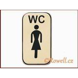 99600 - NWC1 symb. dámy 70x40m zlatý