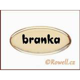 99821 - SD Štítek zlatý =branka=