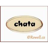 99823 - SD Štítek zlatý =chata=