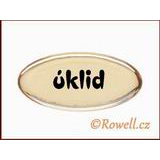 99837 - SD Štítek zlatý =úklid=