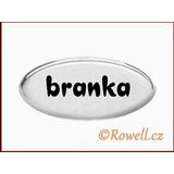 99841 - SD Štítek stříbrný =branka=