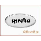 99856 - SD Štítek stříbrný =sprcha=
