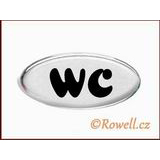 99860 - SD Štítek stříbrný =WC=