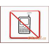99865 - NZ =Zákaz telefon= /bílá/